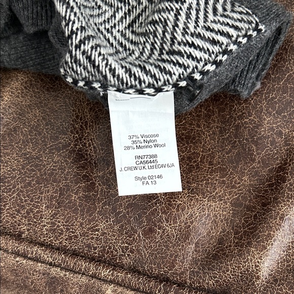 J. Crew Charcoal Sweater with Embellished Collar - Picture 3 of 3